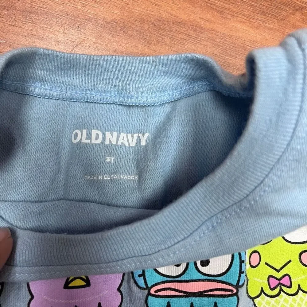 Old Navy Toddler Kids Hello Kitty® Unisex Graphic T-Shirt  Blue Size 3T